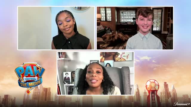 Paw Patrol stars Marsai Martin and Iain Armitage chat with RO host Christal Jordan