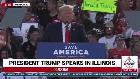 Trump addresses the overturning of Roe V Wade