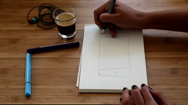 best video drawing on paper