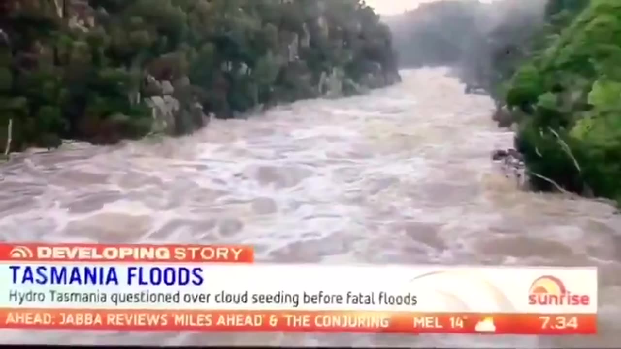 Tasmanian Flood And Cloud Seeding