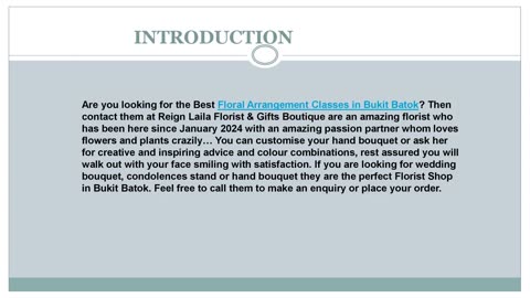 Looking for the best Floral Arrangement Classes in Bukit Batok