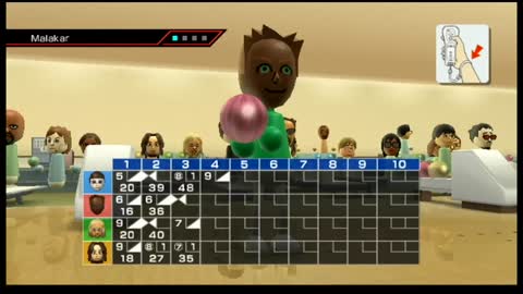 Wii Sports Bowling Game6 Part1