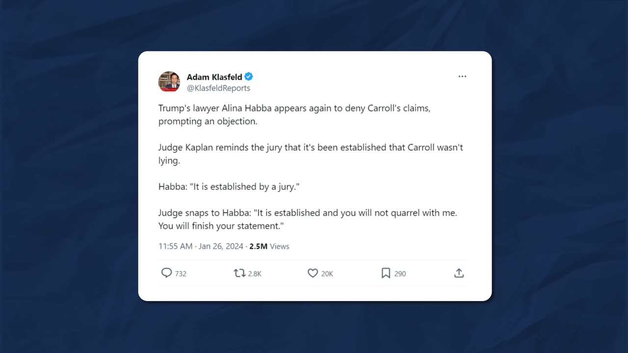 Donald Trump’s Worst Lawyer Costs Him Millions (Carroll v. Trump)