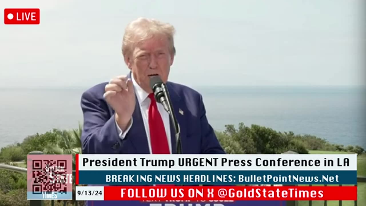 EXPLOSIVE Trump's URGENT Press Conference in Los Angeles gets Heated!