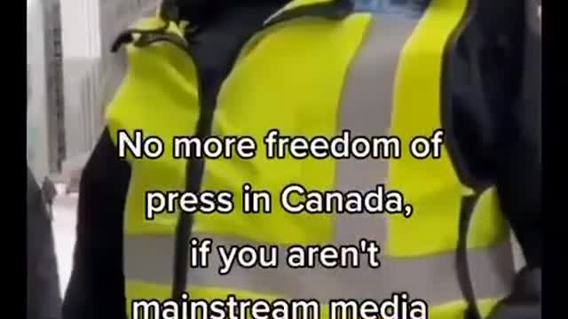 Ottawa Police Only Recognize Press Credentials From MSM