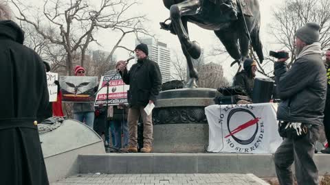 A SPEECH BY CHRISTOPHER JAMES AT THE MARCH 5, 2022 DEMONSTRATION (QUEEN'S PARK, TORONTO)