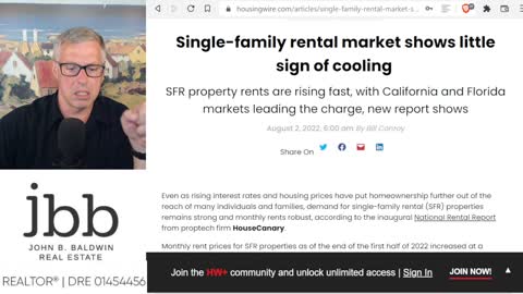 Rents are way up and this is a huge opportunity for Investors! August 8, 2022