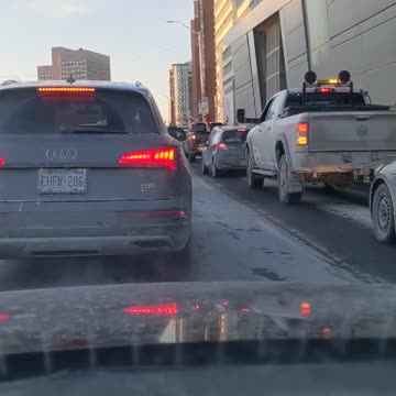 Traffic is Insane in Ottawa January 29 Freedom Convoy