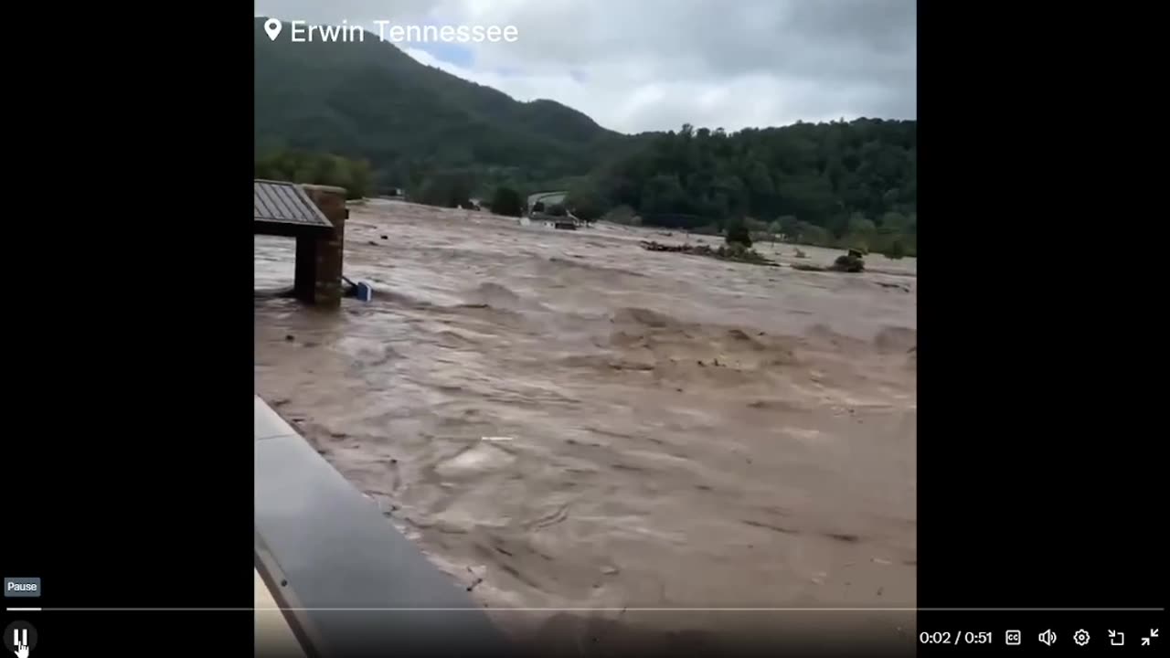 Currently, more than 50 people are stranded on the roof of Unicoi County Hospital in Erwin