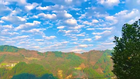 Blue Sky and white clouds