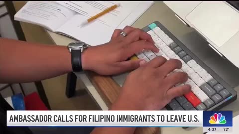 BREAKING: The Philippines is now urging its 300k illegals in the US to self-deport ASAP