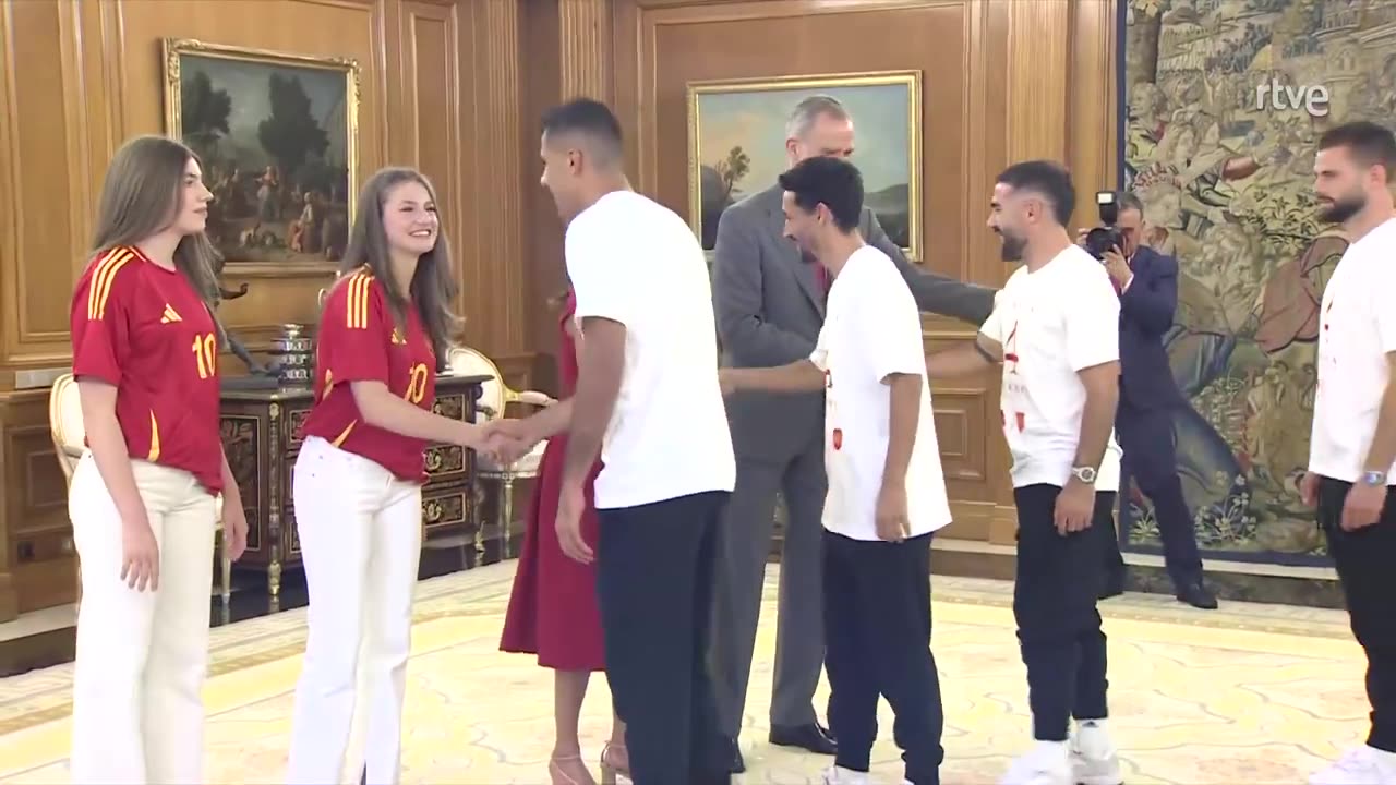 Spain have arrived back after their 40-day in Germany