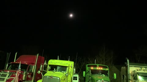 Leaving the Convoy Under the Full Moon Friday Night 3/11/22