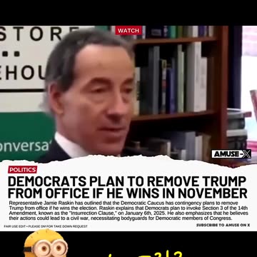 Democrats Plan To Remove Trump From Office If He Wins In November