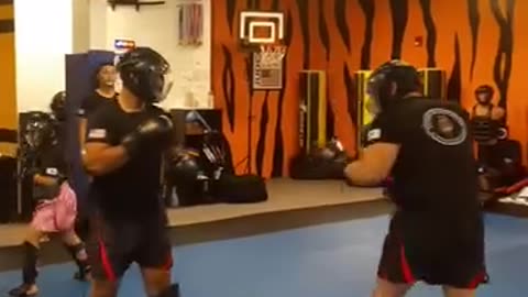 Kickboxing Sparring