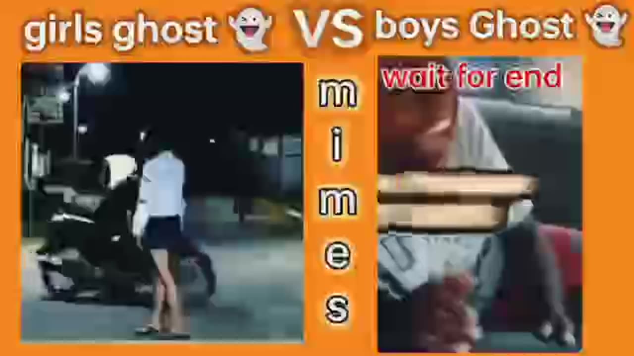 Boy ghost vs girl ghost.