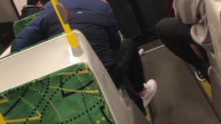 Navy Veteran Confronts Disrespectful Youth on Tram