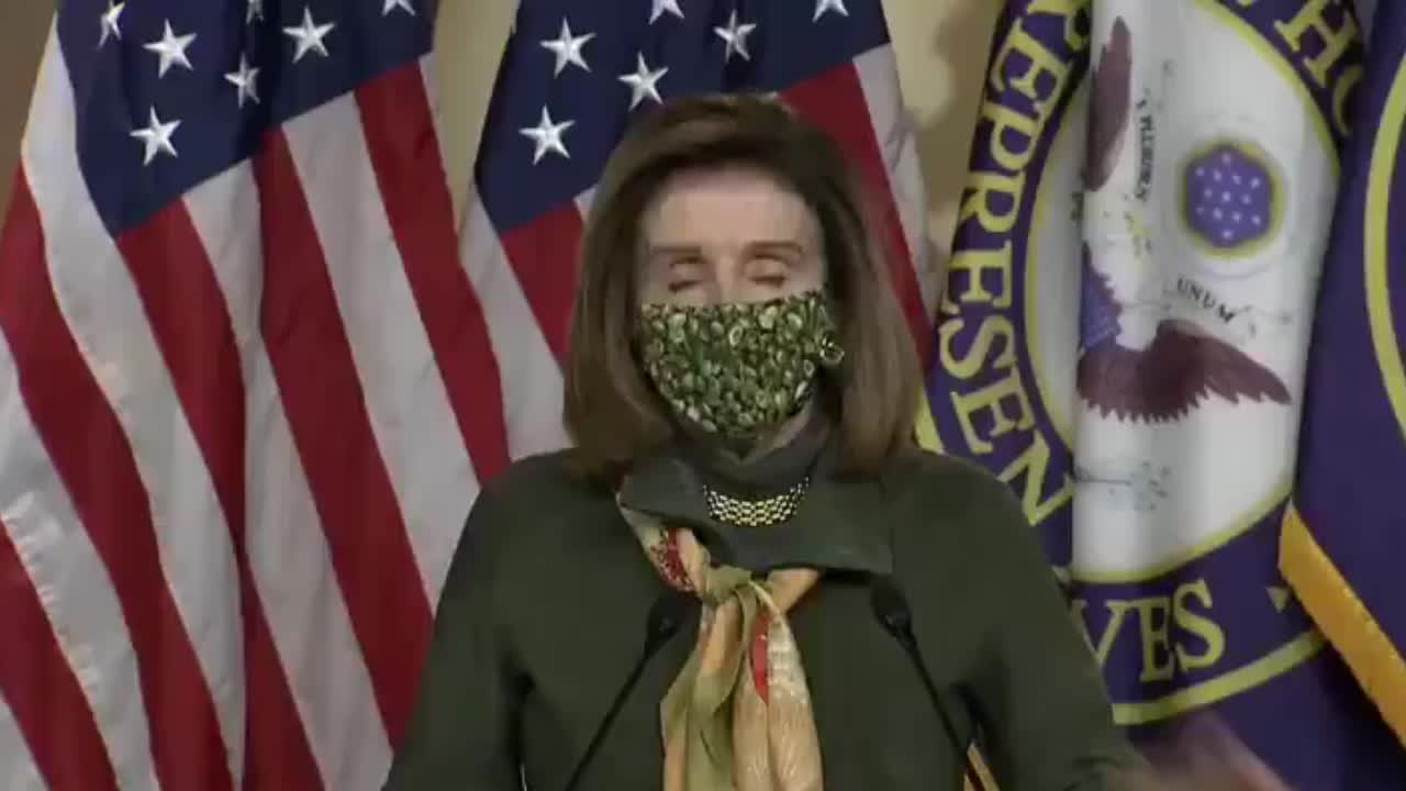 Pelosi Says Trump's Name Then Catches Herself "Did I Say His Name?"