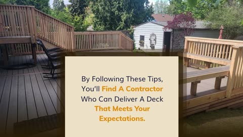 Deck Contractor Burien