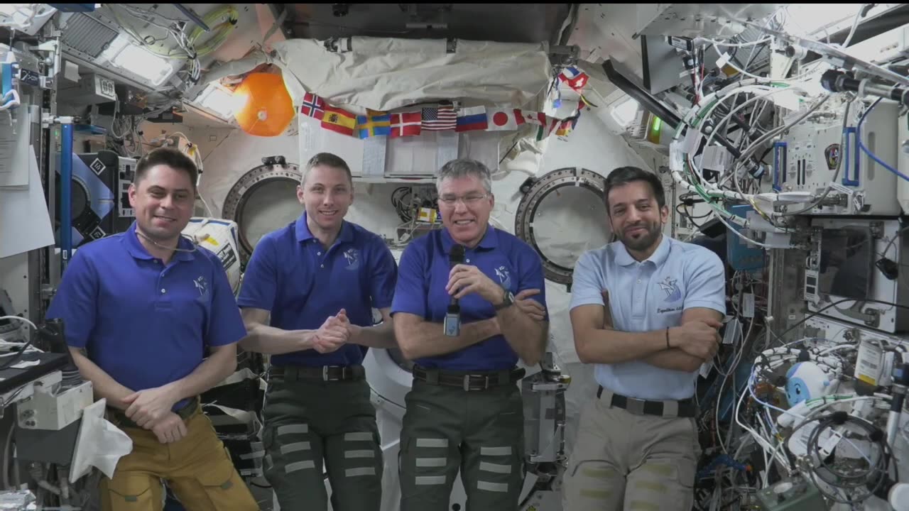 Expedition 69 NASA’s SpaceX Crew-6 Talks with Media Before Station Departure - Aug. 23, 2023 ...