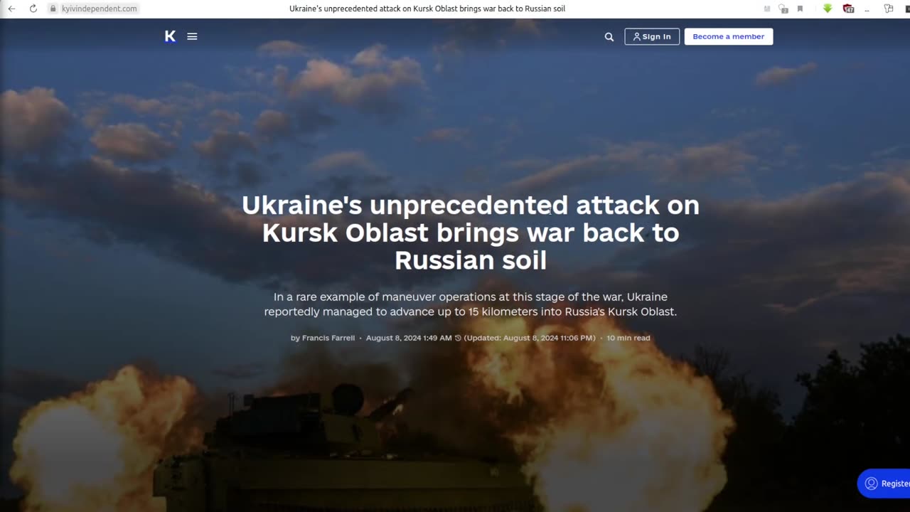 Ukraine's Kursk Offensive Accelerating Ukraine's Collapse