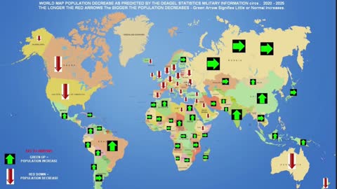 Lista światowej depopulacji do 2025