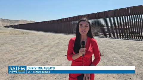 New Border Wall Panels Being Installed At The Texas Wall In Maverick County