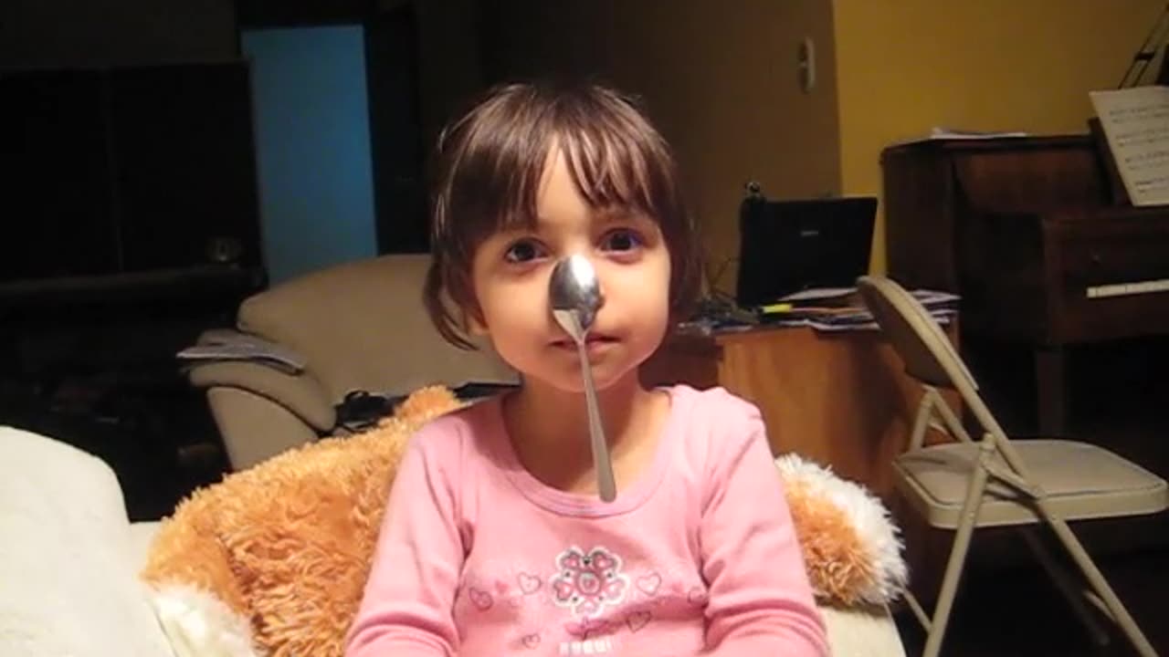 The Spoon Trick by a 3 year old