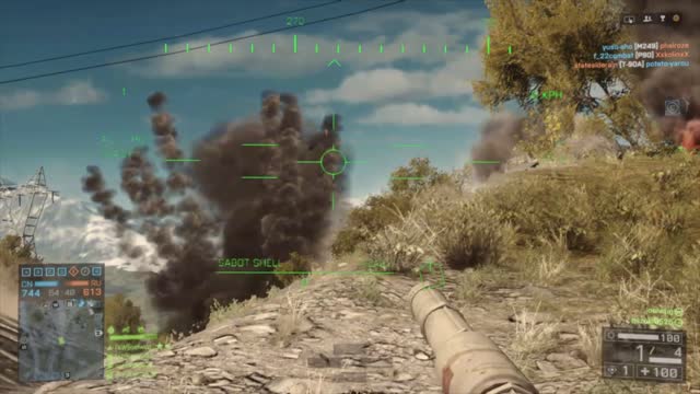 Tank shot down an aircraft in Battlefield 4 part1