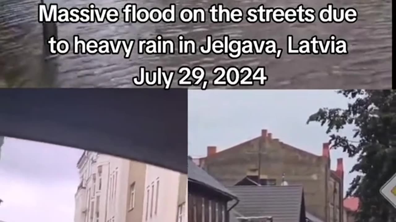 Cyclone Kirsti Moves Through Latvia