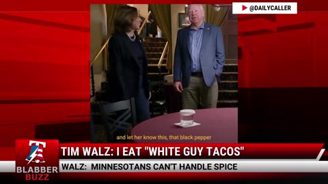 Tim Walz: I Eat "White Guy Tacos"