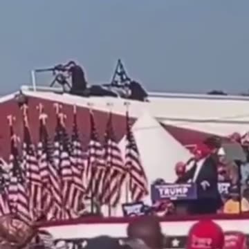 Sniper waits for shooter to shoot trump before engaging