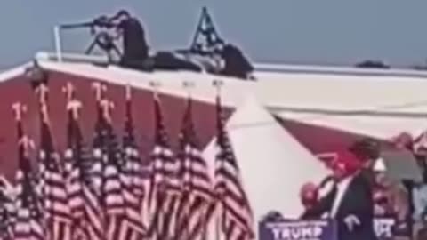 Sniper waits for shooter to shoot trump before engaging