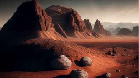 Red Rockies - 10 hour Piano on Mars for Focus Sleep and Relaxation