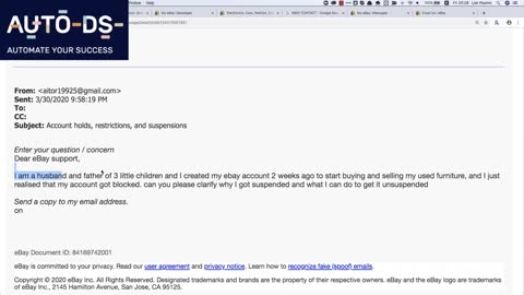 My eBay Account Got Suspended! Here is Exactly What I Did To Get It Reinstated