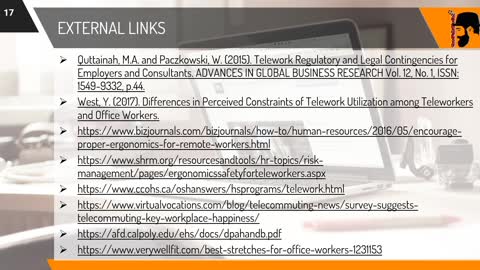 ERGONOMICS CHALLENGES ASSOCIATED WITH TELEWORKING
