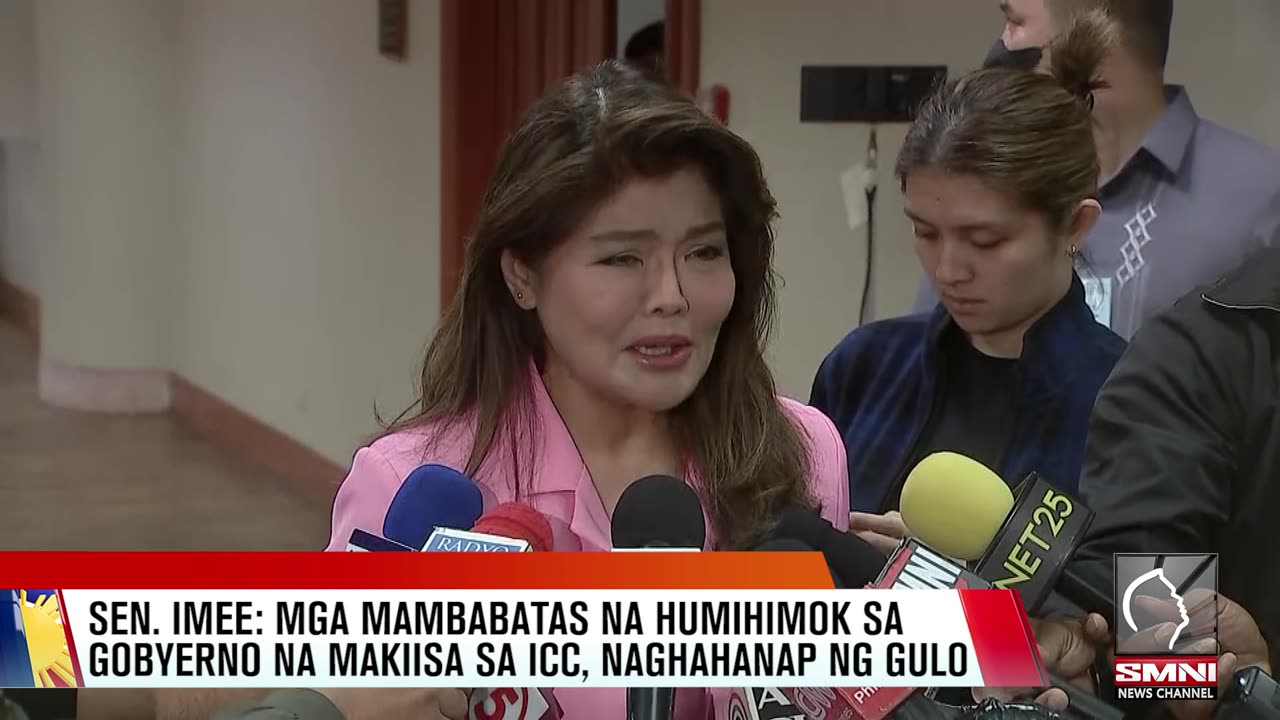 Sen. Imee: Mga mambabatas na humihimok sa gobyerno na makiisa sa ICC, naghahanap ng gulo