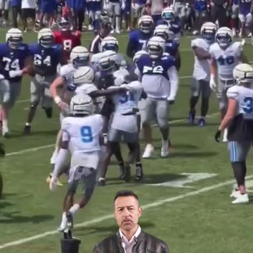 Malik Nabers in middle of latest Giants-Lions practice scuffle #giants #lions #nfl #nflfootball