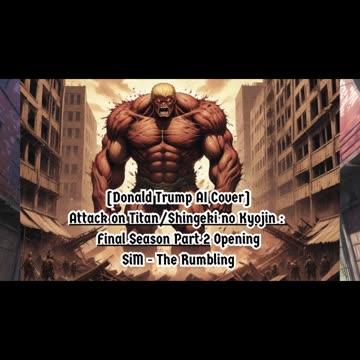 [Donald Trump sings/AI Cover] Attack on Titan/Shingeki no Kyojin Final Season OP Sim -The Rumbling