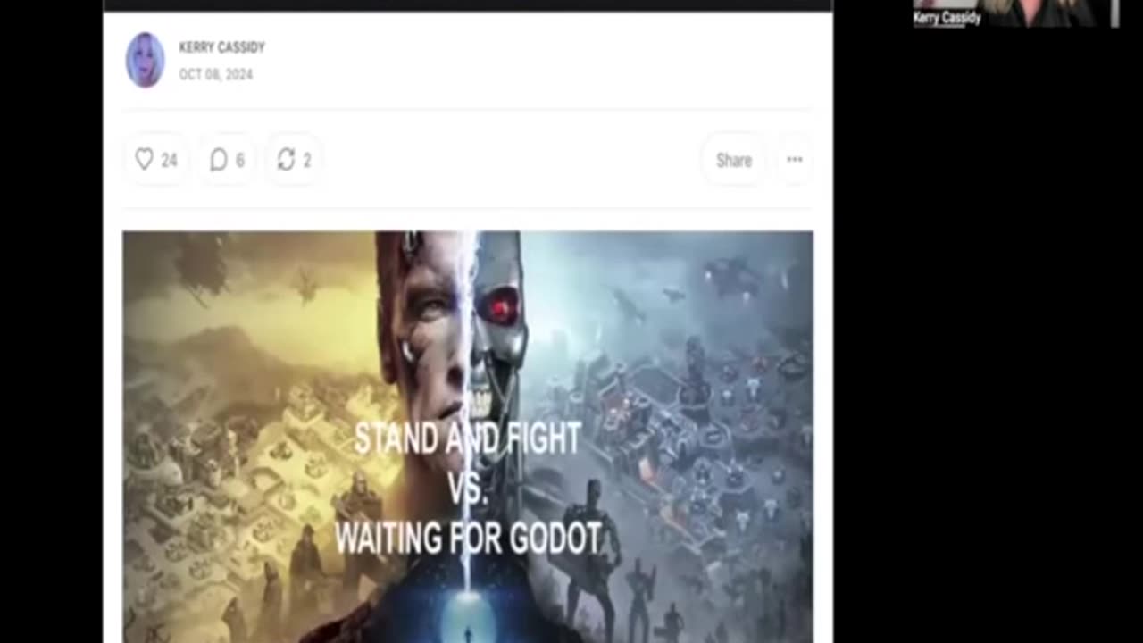 KERRY'S VIDEO BLOG- STAND AND FIGHT 10.09.24