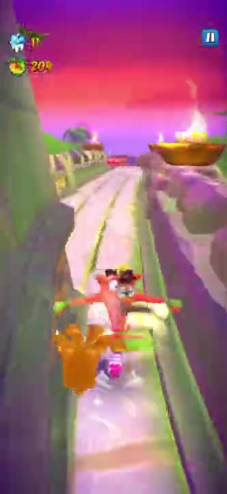 Wumpa Crash Skin Gameplay - Crash Bandicoot: On The Run!