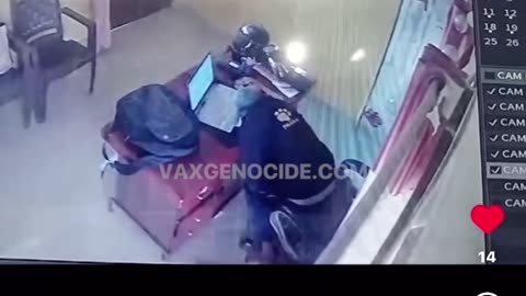 Died suddenly on security vid again💉