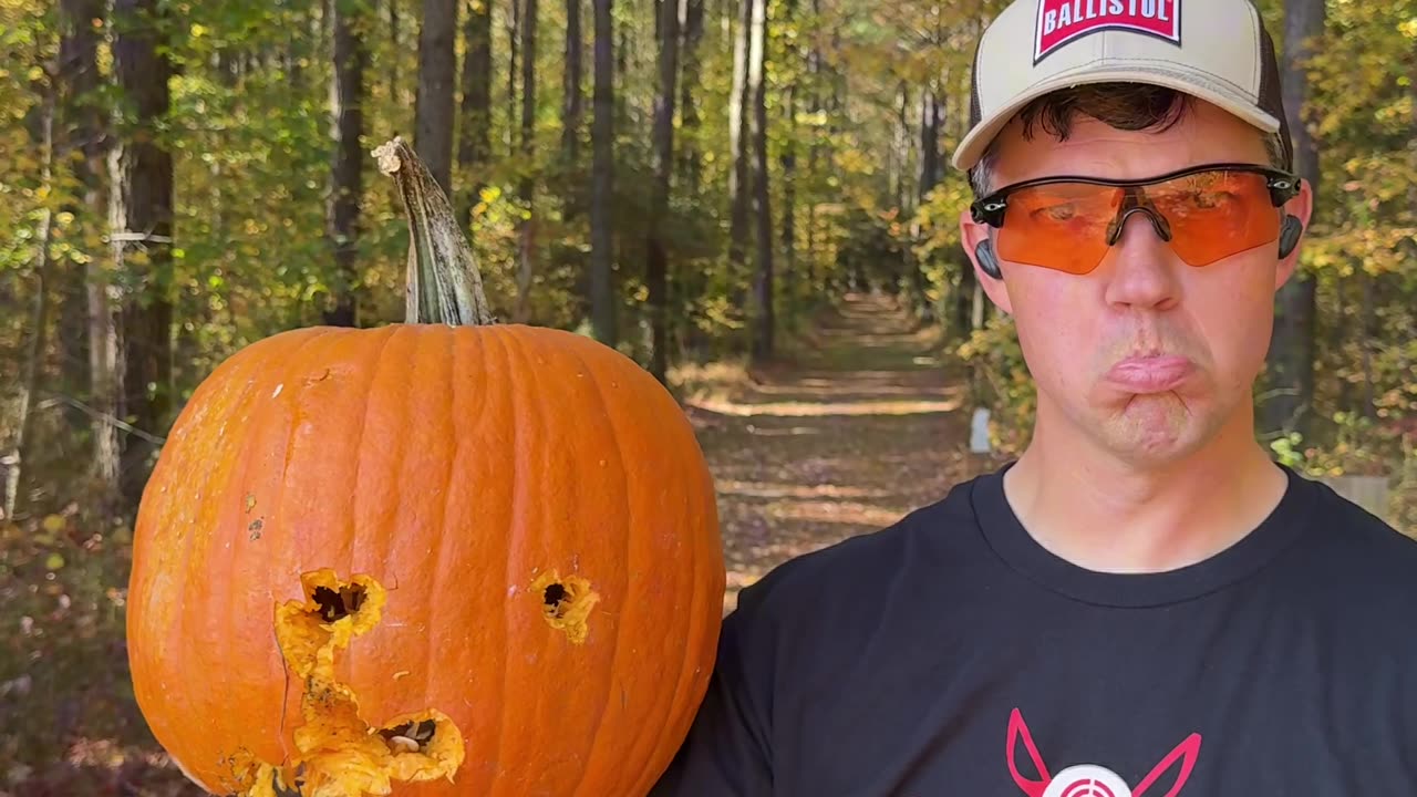 Carving Pumpkins With Handguns