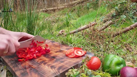 Delicious Turkish Pide From Irish forest�� Relaxing cooking