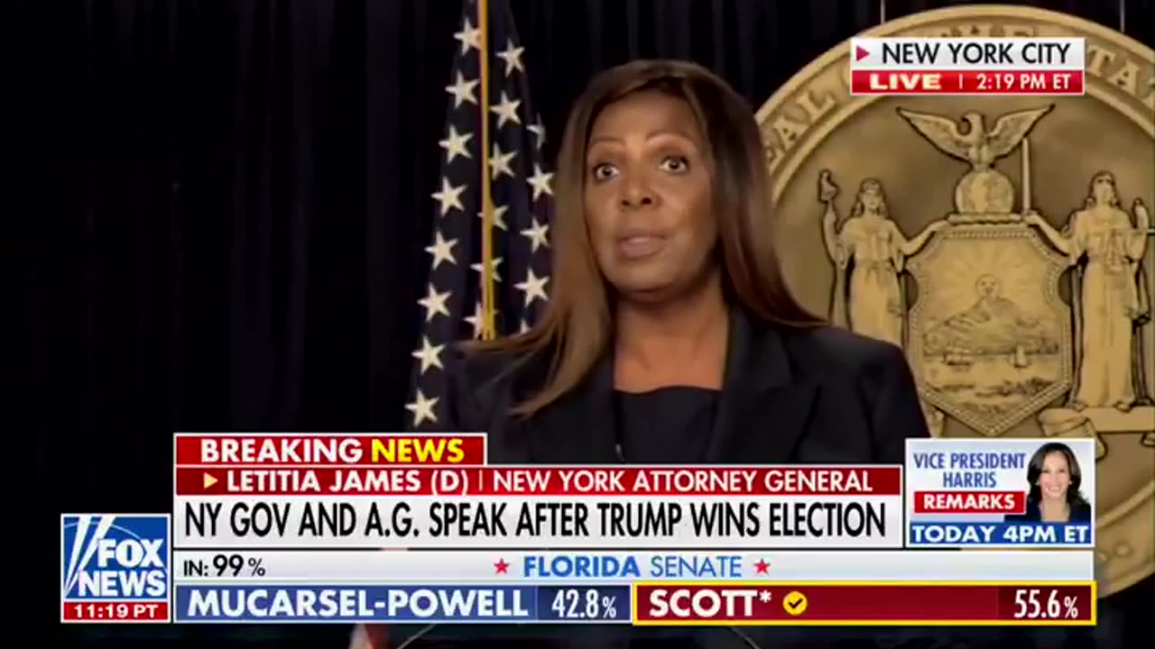 NEW: A depressed Letitia James declares she is a "guardian of the law,