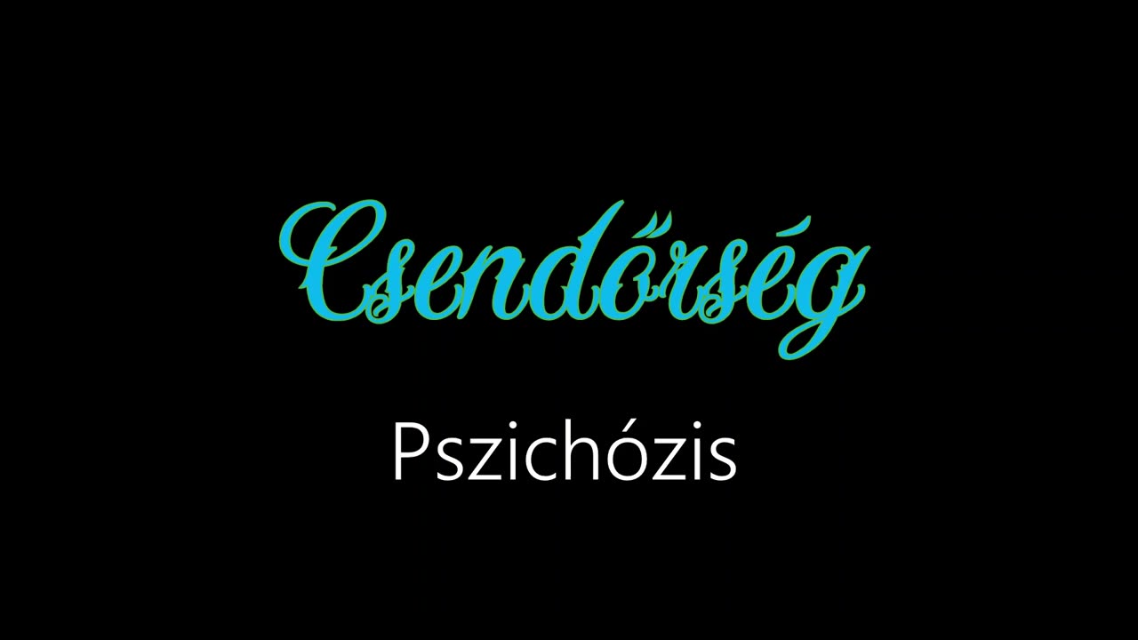 Csendőrség ¦ Pszichózis (hivatalos audió)