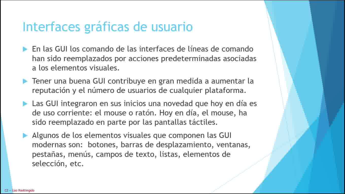 Conceptos básicos de programación. Parte 4. Interfaces gráficas de usuario.