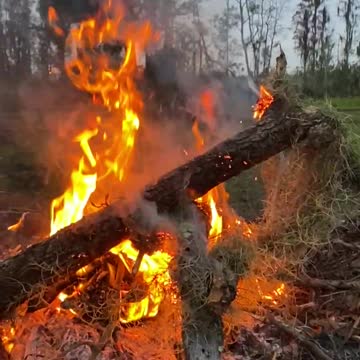 Slow mo bon fire