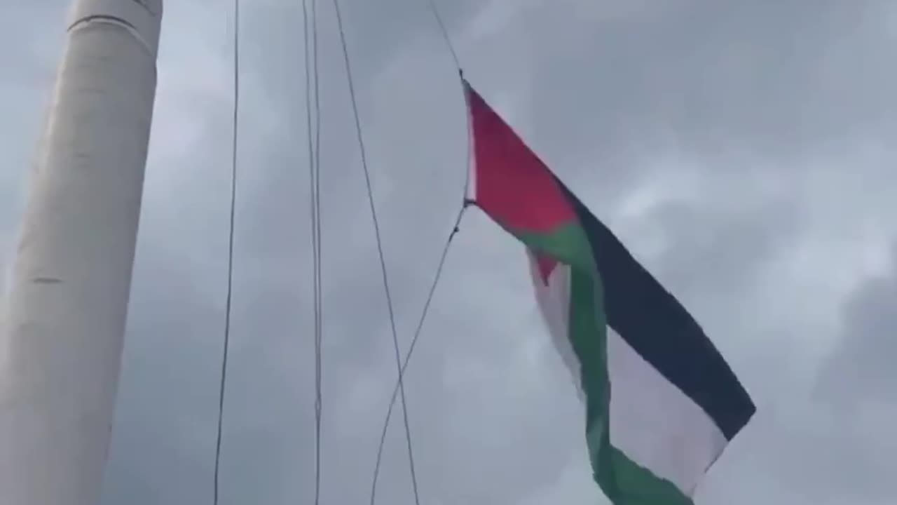 Absolute chaos yesterday in DC as protestors pull down and burn the American flag