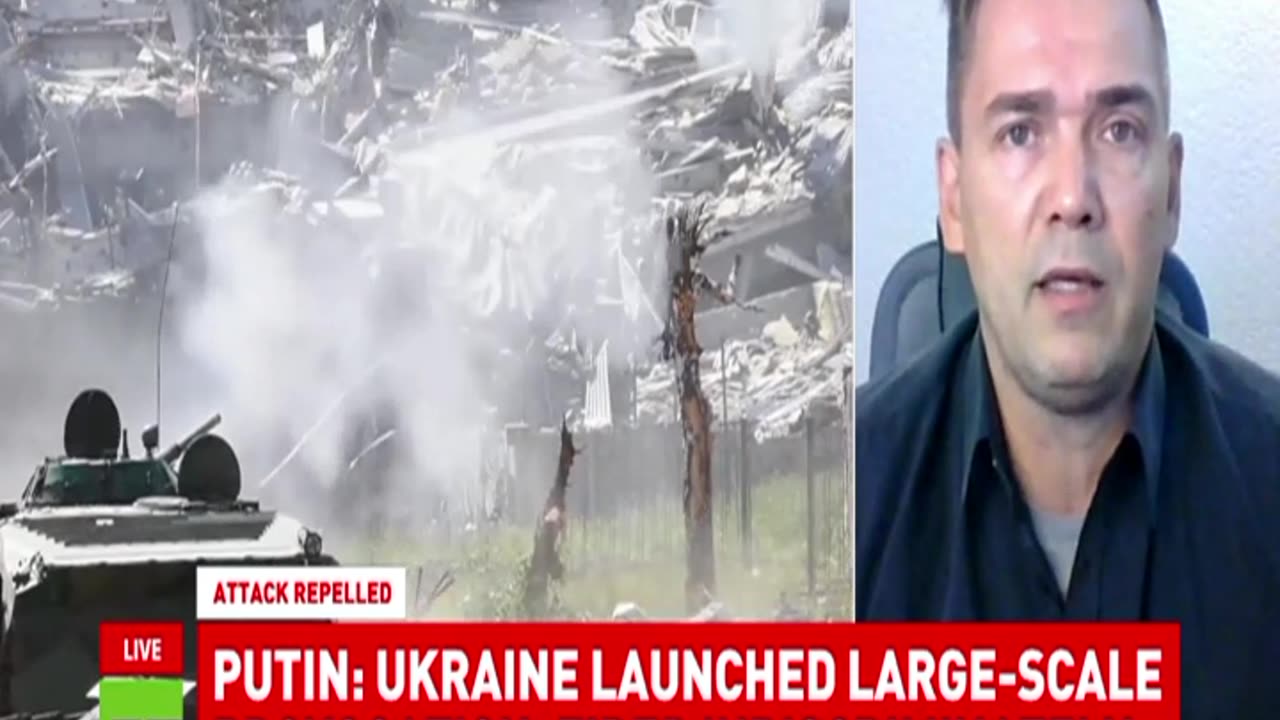 Ukrainian attack in Kursk - Commentary: Janus Putkonen, RT News, 7.8.2024